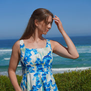 Coastal Blossom Mini Dress