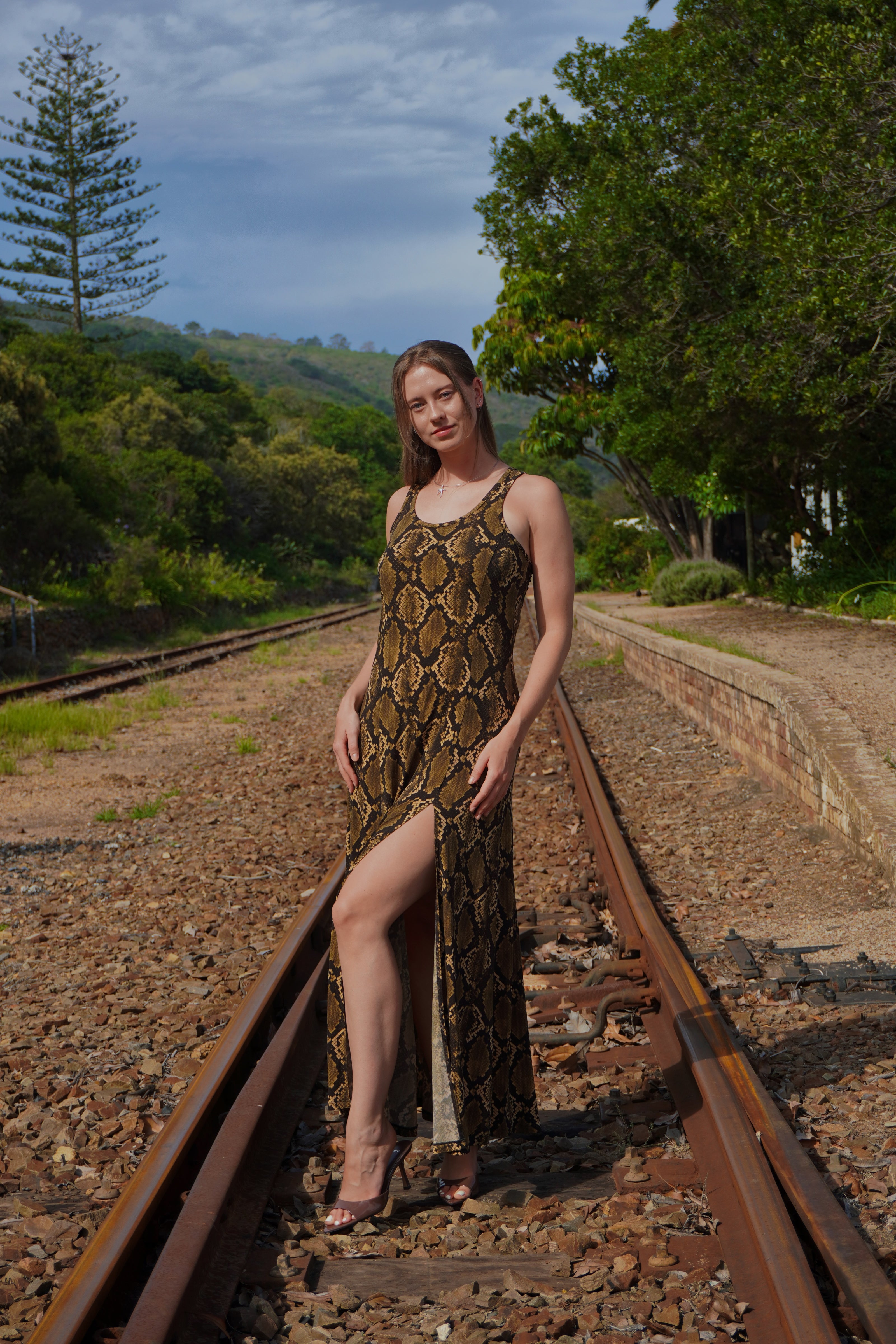 Exotic Print Dress