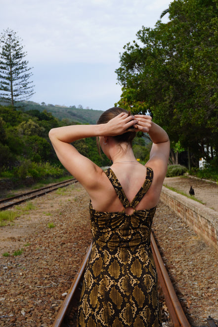 Exotic Print Dress