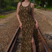 Exotic Print Dress