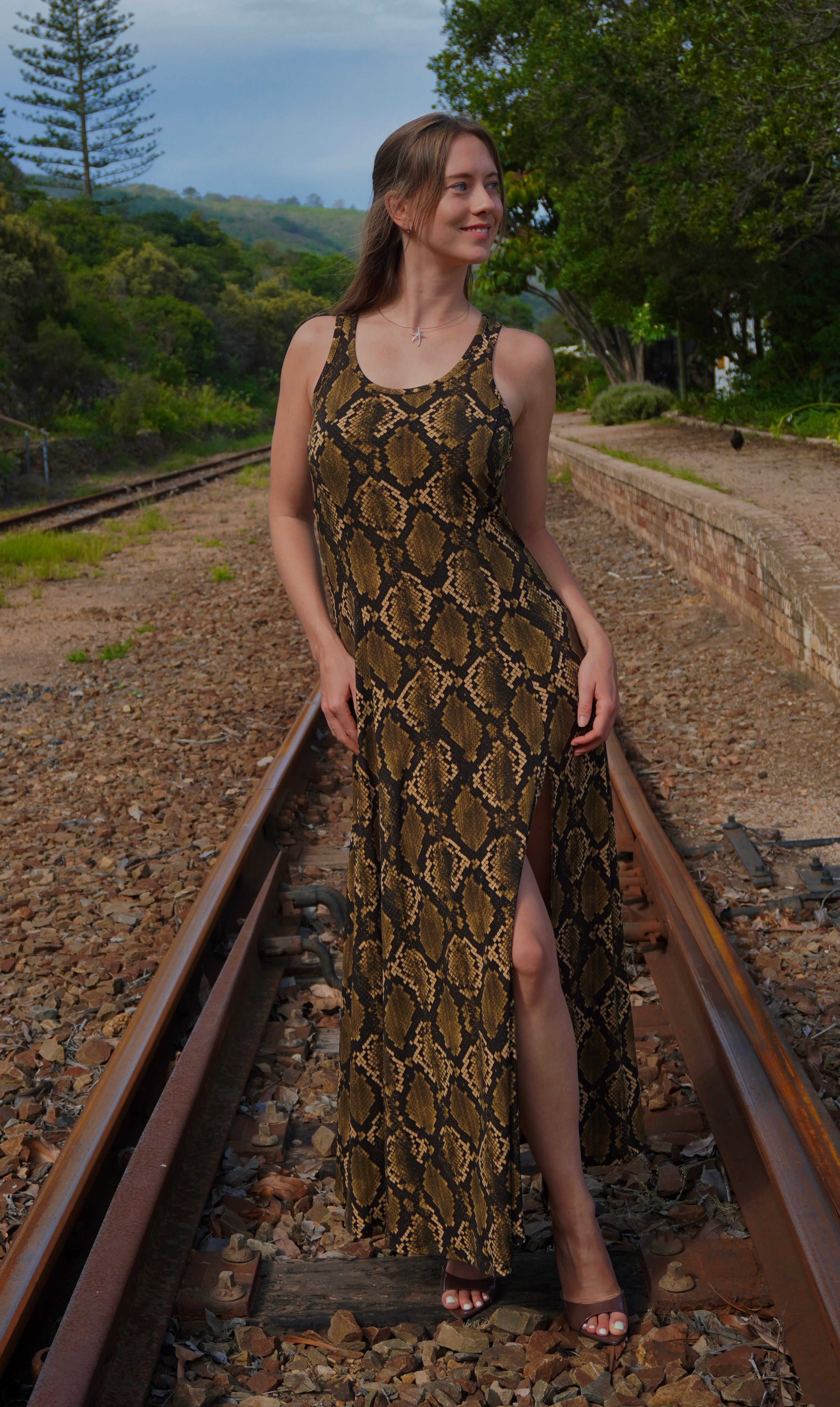 Exotic Print Dress