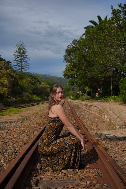 Exotic Print Dress